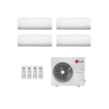 Imagem de Ar-Condicionado Multi Split Inverter LG 48.000 (2x Evap HW 9.000 + 2x Evap HW 18.000) Só Frio 220V