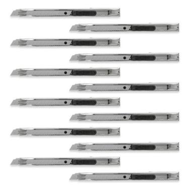 Imagem de Estilete P-250 Seller Metálico Precisão Trava Automática Lâmina 9mm - 