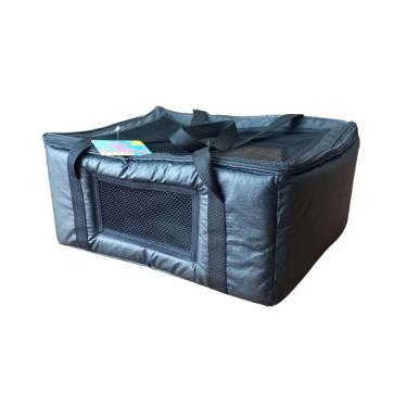 Imagem de Bolsa Transporte Cia. Azul Pet Cachorros Cães Gatos Azul