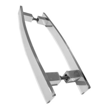 Imagem de Puxador Para Porta Pivotante Barra Chata Reto Polido - 50 Cm