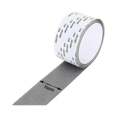 Imagem de Fita Adesiva De Reparo Para Tela Mosquiteira De Janela 5/10cm - Remend