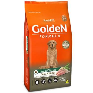 Imagem de Ração Golden Fórmula Para Cães Adultos Sabor Frango e Arroz 15 kg
