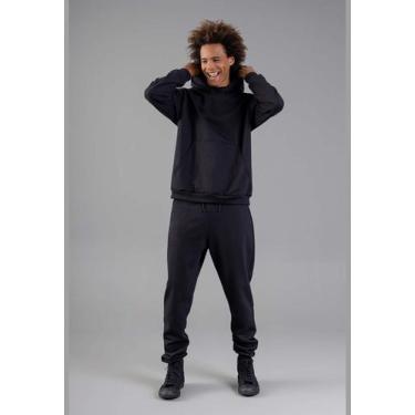 Imagem de Calça em Moletom Adulto Masculino Just Basic, Preto, XG