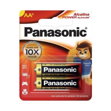 Imagem de Pilha AA Panasonic 2 Unidades Alcalina 1,5V - LR6