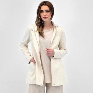 Imagem de Casaco Malise 7/8 em Malha Executive com Capuz Feminino-Feminino
