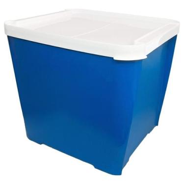 Imagem de Container Porta Ração Prime 15 Kg Antiformiga Cães E Gatos Tampa De En