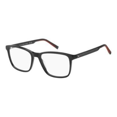 Imagem de Armação de Óculos Tommy Hilfiger Th2318 003 56 Preto Fosco-Masculino