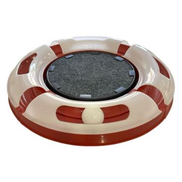 Imagem de Arranhador para Gatos OEM Redondo Relax com Bolinha Miau para Todos os Portes Polipropileno Carpete 35 e 5cm 1 Unidade