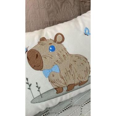 Imagem de Almofada Baguete (01 UNIDADE) Rineira Com Enchimento Para Cama Posta 5
