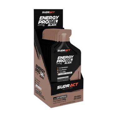 Imagem de Energy Pro Gel Black - Caixa com 10 sachês de 30g Café Expresso - Sudr