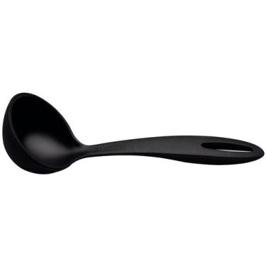 Imagem de Concha para Molho Tramontina Ability Preta 19,6cm, Preto