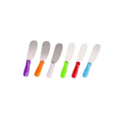 Imagem de Mini Espátula Manteiga Patês Geléias C/6 Unidades Premium - MIXJAM