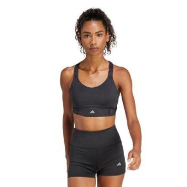 Imagem de Top Alto Suporte Fastimpact Luxe Run Adidas-Feminino
