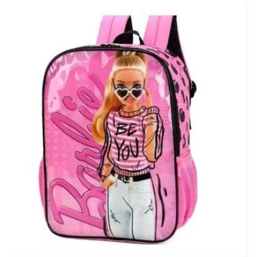 Imagem de Mochila de Costas Escolar Infantil Juvenil Barbie-Unissex