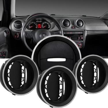 Imagem de 4 Difusor Saída Ar Gol Voyage Saveiro G4 G5 G6 2013 2014 2015 2016 Pre