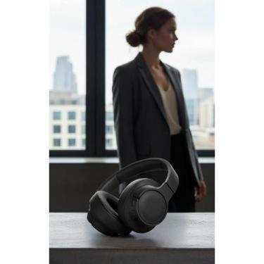 Imagem de Fone Bluetooth Over-Ear Preto: Som Imersivo e Conforto Durad - Congrat
