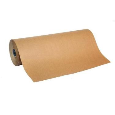 Imagem de 02 Bobinas Papel Kraft Puro 60cm X 140 Mts 80g P/ Embalagens - RD7