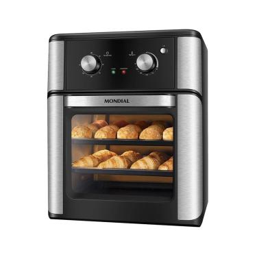 Imagem de Fritadeira Air Fryer Mondial AFON-12L-AB - 12 Litros, 2000W, Preto/Inox