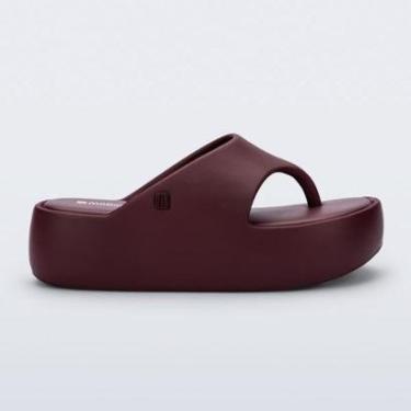 Imagem de Sandália Melissa Free Platform Thong Feminino Bordô-Feminino