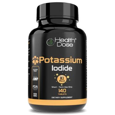Imagem de Suplemento Health Dose de potássio + iodeto KI 130 mg 140 comprimidos-Unissex