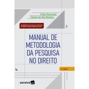 Imagem de Livro - Manual de Metodologia da Pesquisa no Direito - 9ª Edição 2023 