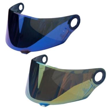 Imagem de Kit 2 Viseira Para Capacete Espelhada Ls2 FF358 FF392 FF396 FW3 GT Ant