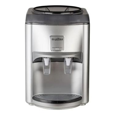 Imagem de Bebedouro Água De Mesa Gelada Latina BR355 Com Compressor, Reservatório 2L e Alça para...