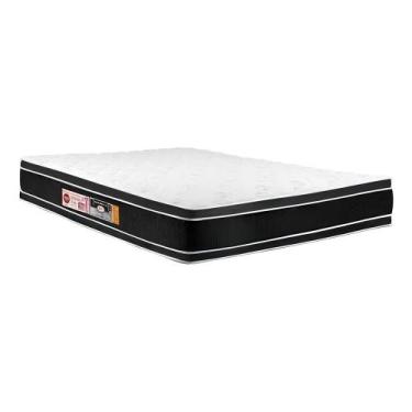 Imagem de Colchão Castor Casal Black White Espuma D33 1,38x1,88x0,27 Double Face