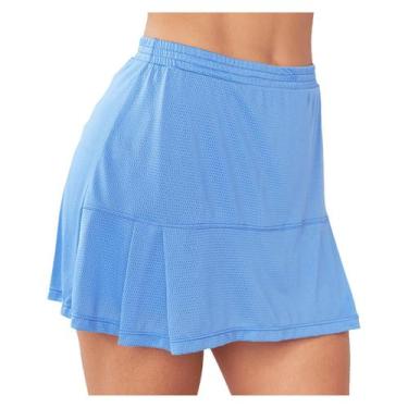 Imagem de Short Saia Fitness Delrio 690122 Esportivo Corrida Tênis Diva Fresh Se
