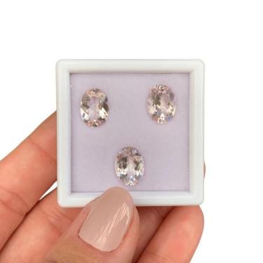 Imagem de Morganita Oval SET 7,43ct - SP GEMAS
