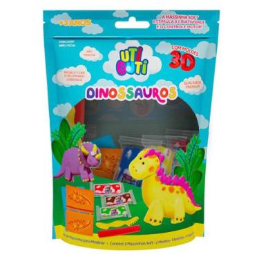 Imagem de Kit Massinha Soft Completo UTI GUTI, Dinossauros