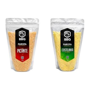 Imagem de Kit farofas flbbq - costelinha com limao e picante