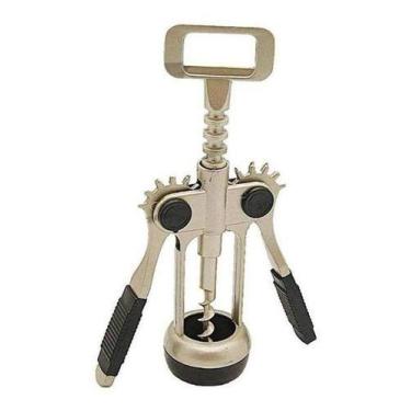 Imagem de Abridor De Garrafa E Saca Rolhas Kehome Borboleta Metal Ouro - Ke Home