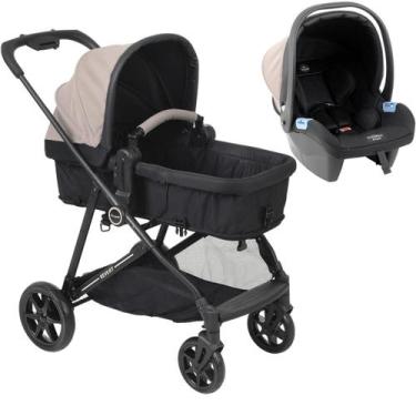 Imagem de Carrinho Com Bebe Materna Burigotto Reversivel Revert 22 Capuccino