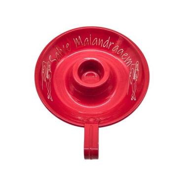 Imagem de Castiçal para vela palito tema zé pilintra - unidade (vermelho) - SAGR