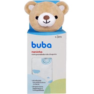 Imagem de Ursinho Com Prendedor De Chupeta Soninho Azul-Buba