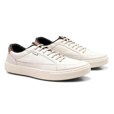Imagem de Sapatênis Masculino Casual Blaqueado Cadarço Moderno Macio - Sartre, O