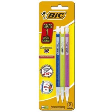 Imagem de Lapiseira 0.5mm Shimmers com 3 unidades - Bic