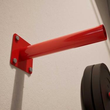 Imagem de Suporte de Parede para Anilhas Olímpicas - - VIKING FITNESS, Vermelho