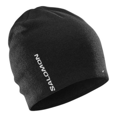 Imagem de Gorro Salomon Graphic Beanie Unissex, Preto