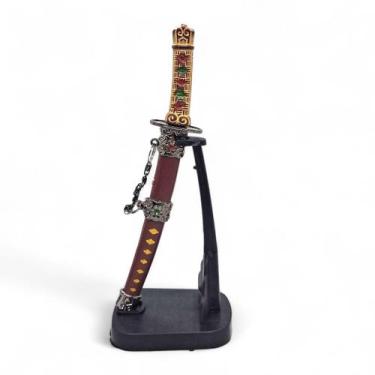 Imagem de Enfeite Espada Katana Samurai Decorativa Detalhada 17 cm - Flash