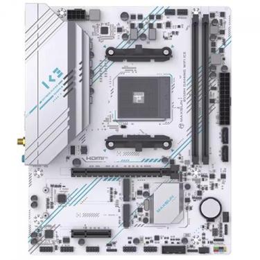 Imagem de Placa Mãe MAXSUN B550M Gaming WiFi ICE, Chipset B550, AMD AM4, mATX, D