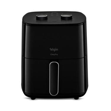 Imagem de Fritadeira Air Fryer Cinq Fry 5 Litros Elgin 1500W 220V Preta, Preto, 