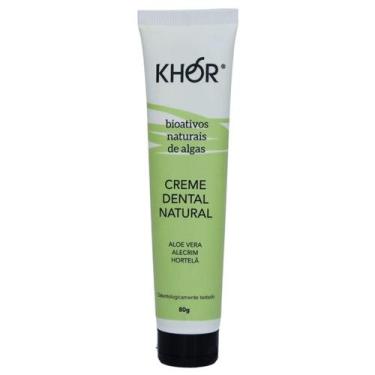 Imagem de Creme Dental Natural - Aloe Vera, Alecrim e Hortelã - 80g - Khor