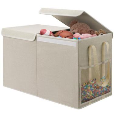 Imagem de Caixa de brinquedos LOVSTORAGE Caixa de brinquedos grande e organizado