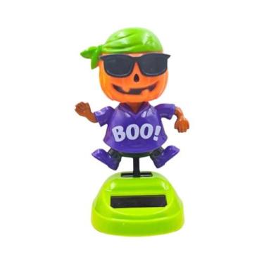 Imagem de Enfeite De Carro De Halloween Com Crânio, Decoração Criativa Com Cabeç