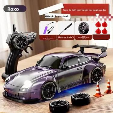 Imagem de Carro RC De Drift 4WD De Alta Velocidade 1/24, Veículo Elétrico De Con