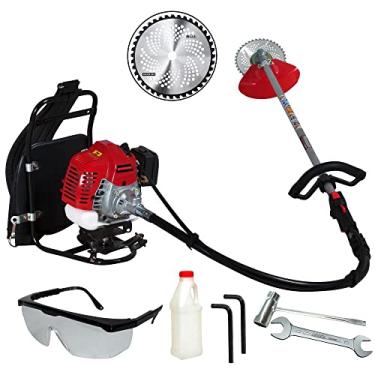 Imagem de Roçadeira Costal Kawashima KW2600C Linha Premium 25,4cc 2 Tempos Motor M2600 Com Lâmina de Vídia Ideal Para Terrenos Inclinados