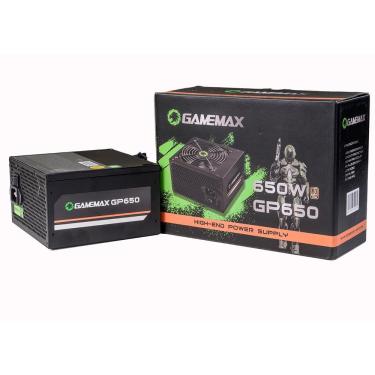 Fonte de Alimentação Gamemax GM500 500W Box 80 Plus Bronze C/PFC Preta