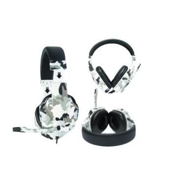 Imagem de Fone De Ouvido Gamer Camuflado Usb/P2 C/Microf. E Led Bm218